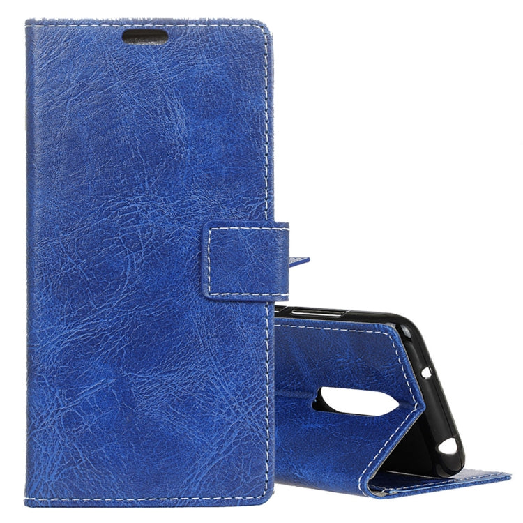 Retro Crazy Horse Texture Horizontal Flip Leather Case for Nokia 7.1
