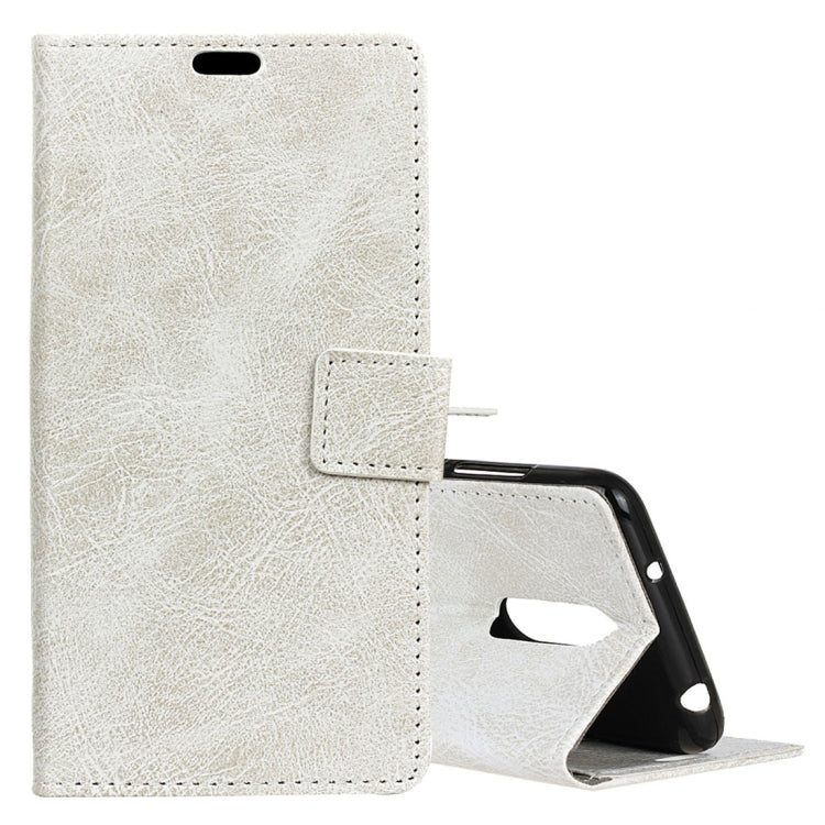 Retro Crazy Horse Texture Horizontal Flip Leather Case for Nokia 7.1