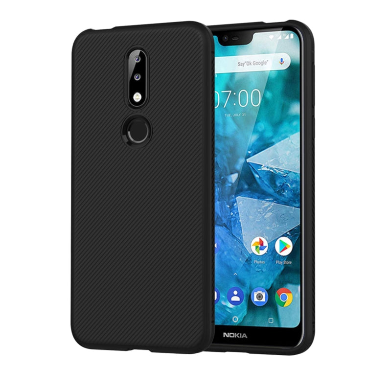 lenuo Leshen Series Stripe Texture TPU Case for Nokia 7.1