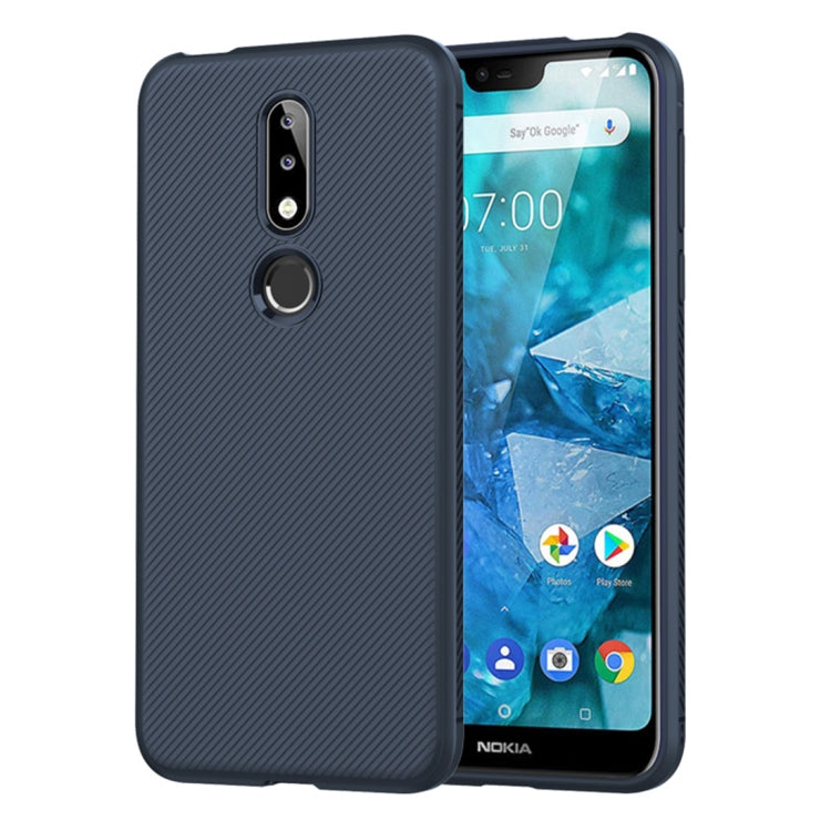 lenuo Leshen Series Stripe Texture TPU Case for Nokia 7.1
