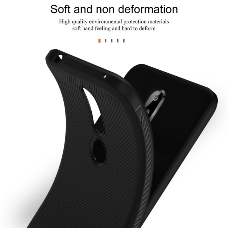 lenuo Leshen Series Stripe Texture TPU Case for Nokia 7.1