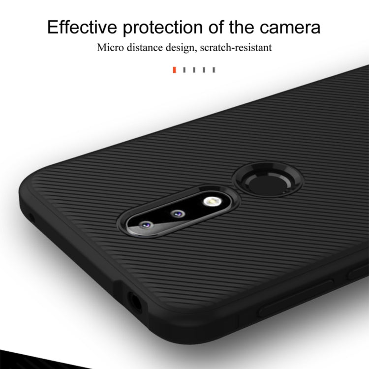 lenuo Leshen Series Stripe Texture TPU Case for Nokia 7.1