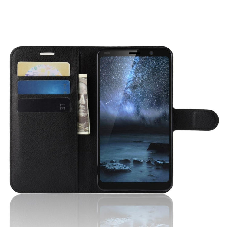 Litchi Texture Horizontal Flip PU Leather Case with Magnetic Buckle & Holder & Card Slots & Wallet For Nokia 9PureView