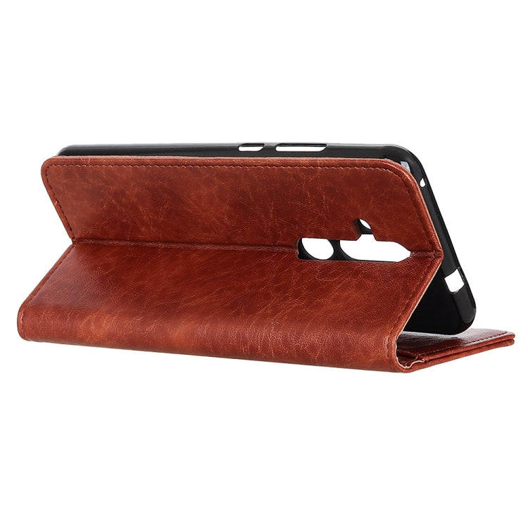 Magnetic Retro Crazy Horse Texture Horizontal Flip Leather Case for Nokia X71, with Holder & Card Slots & Wallet