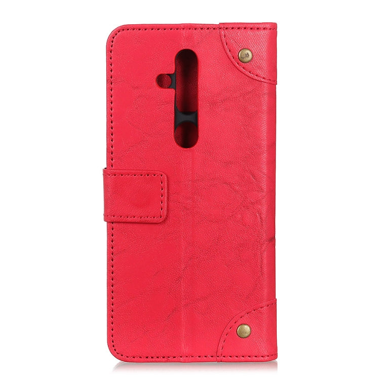 Copper Buckle Retro Crazy Horse Texture Horizontal Flip Leather Case for Nokia X71, with Holder & Card Slots & Wallet