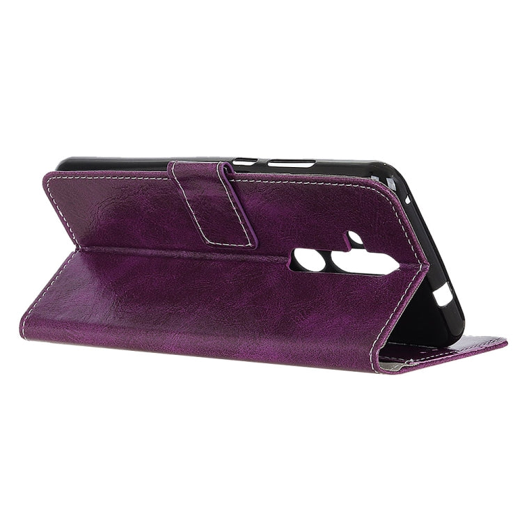 Retro Crazy Horse Texture Horizontal Flip Leather Case for Nokia X71, with Holder & Card Slots & Photo Frame & Wallet