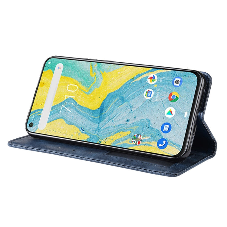 Retro Magnetic Clasp Horizontal Flip Leather Case for Nokia X71 (8.1 Plus), with Holder & Card Slots & Wallet