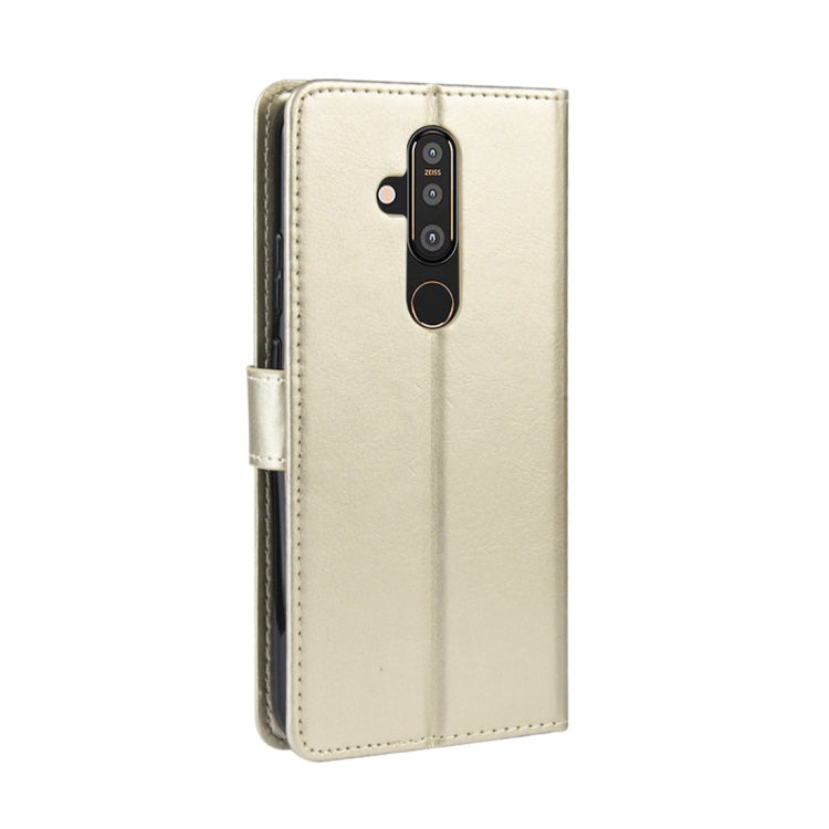 Crazy Horse Texture Horizontal Flip Leather Case for Nokia X71 (8.1 Plus), with Holder & Card Slots & Wallet