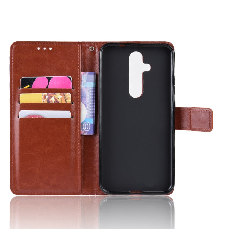 Crazy Horse Texture Horizontal Flip Leather Case for Nokia X71 (8.1 Plus), with Holder & Card Slots & Wallet