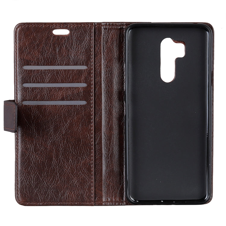 Copper Buckle Nappa Texture Horizontal Flip Leather Case for Nokia 8.1 / X7, with Holder & Card Slots & Wallet