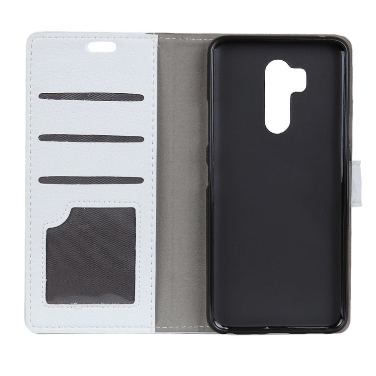 Litchi Texture Horizontal Flip Leather Case for Nokia 8.1 / X7, with Holder & Card Slots & Photo Frame