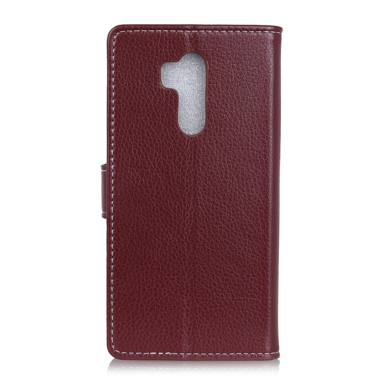 Litchi Texture Horizontal Flip Leather Case for Nokia 8.1 / X7, with Holder & Card Slots & Photo Frame