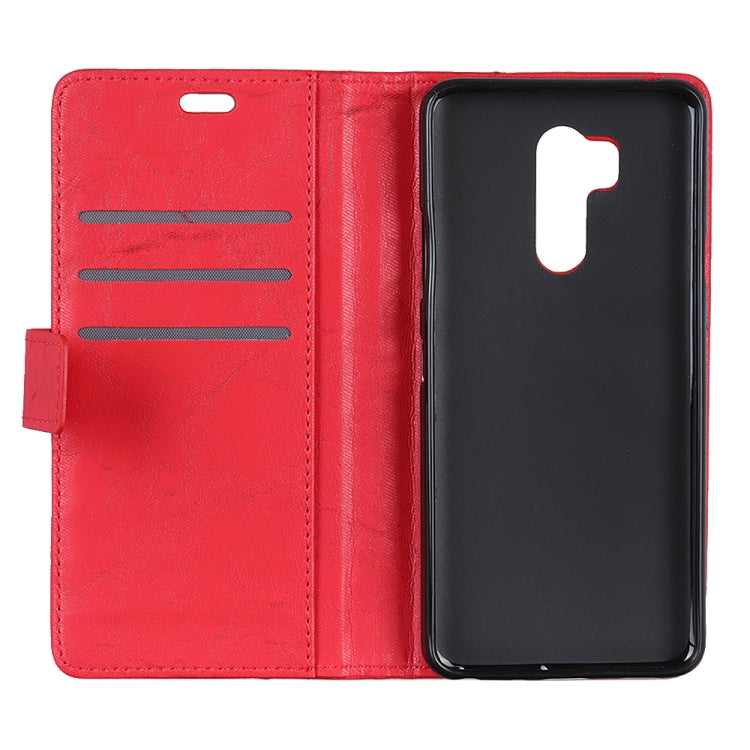 Copper Buckle Retro Crazy Horse Texture Horizontal Flip Leather Case for Nokia 8.1 / X7, with Holder & Card Slots & Wallet