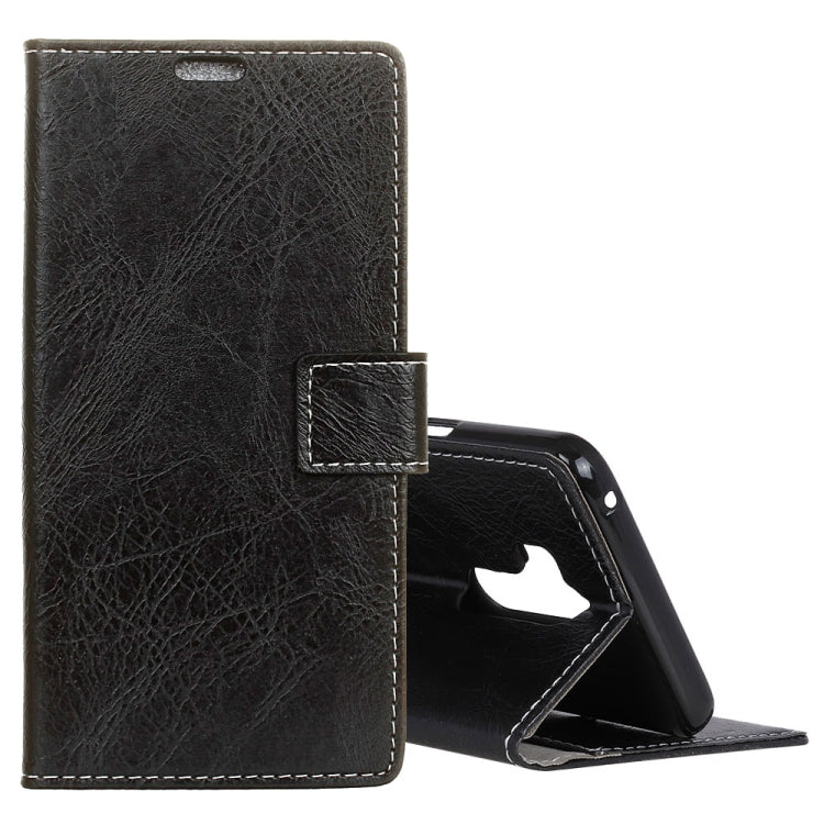 Retro Crazy Horse Texture Horizontal Flip Leather Case for Nokia 8.1 / X7, with Holder & Card Slots & Photo Frame