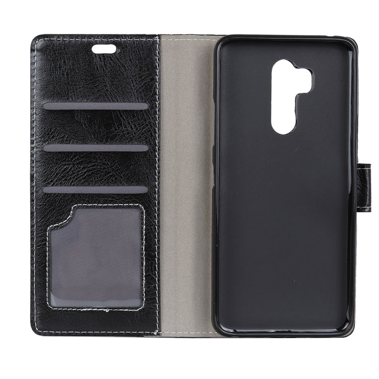 Retro Crazy Horse Texture Horizontal Flip Leather Case for Nokia 8.1 / X7, with Holder & Card Slots & Photo Frame