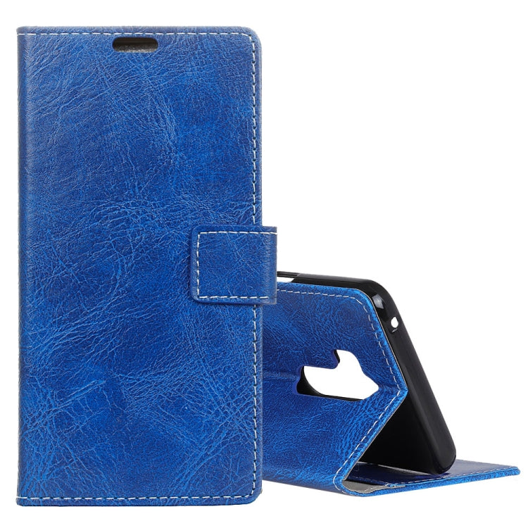 Retro Crazy Horse Texture Horizontal Flip Leather Case for Nokia 8.1 / X7, with Holder & Card Slots & Photo Frame