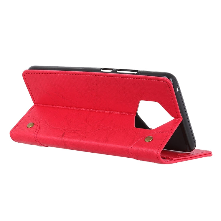 Copper Buckle Retro Crazy Horse Texture Horizontal Flip Leather Case for Nokia 9 PureView, with Holder & Card Slots & Wallet