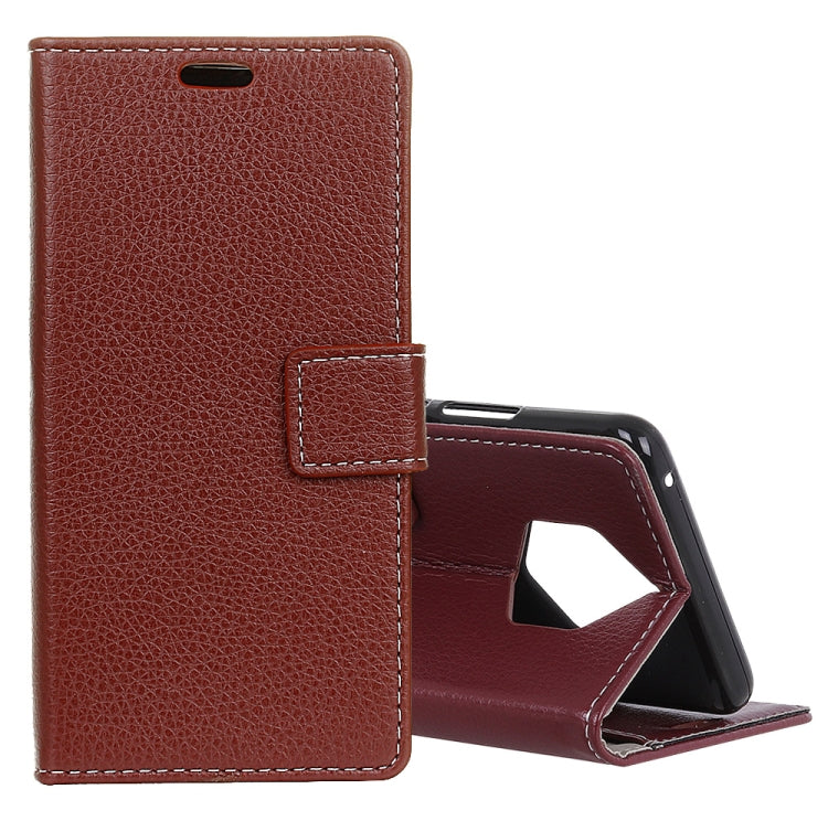Litchi Texture Horizontal Flip Leather Case for Nokia 9 PureView, with Holder & Card Slots & Photo Frame