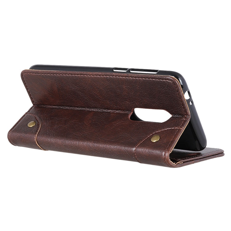 Copper Buckle Nappa Texture Horizontal Flip Leather Case for Nokia 3.2, with Holder & Card Slots & Wallet
