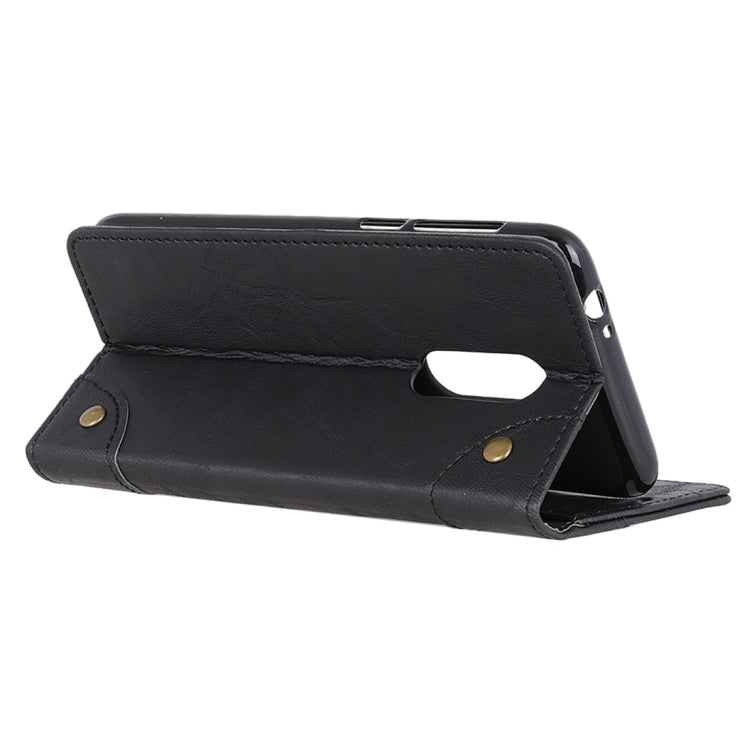 Copper Buckle Retro Crazy Horse Texture Horizontal Flip Leather Case for Nokia 3.2, with Holder & Card Slots & Wallet