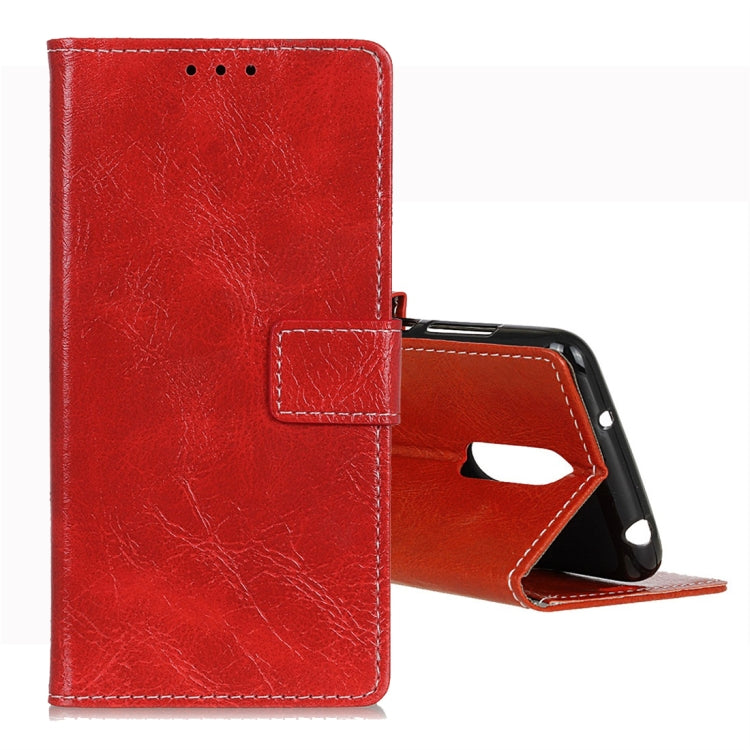 Retro Crazy Horse Texture Horizontal Flip Leather Case for Nokia 3.2, with Holder & Card Slots & Wallet & Photo Frame