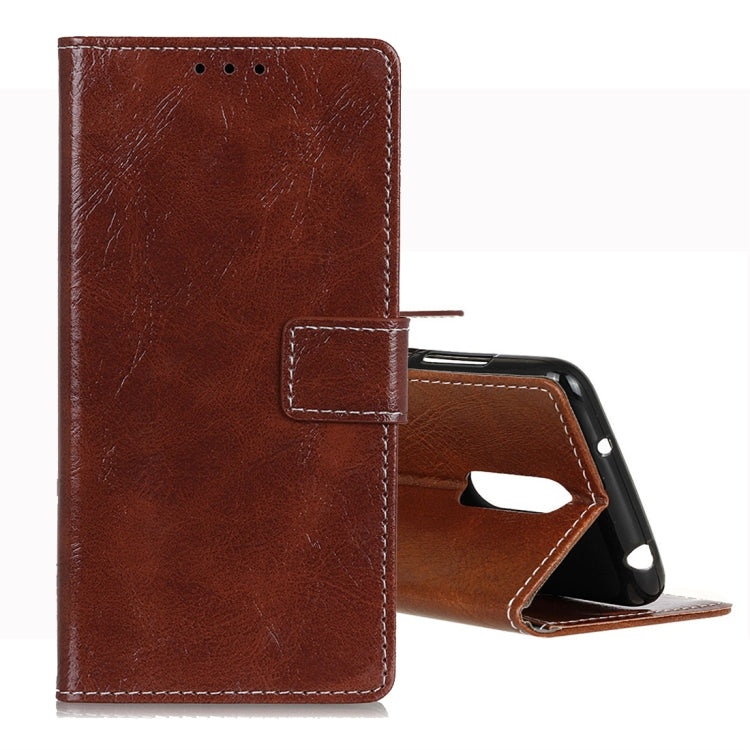 Retro Crazy Horse Texture Horizontal Flip Leather Case for Nokia 3.2, with Holder & Card Slots & Wallet & Photo Frame