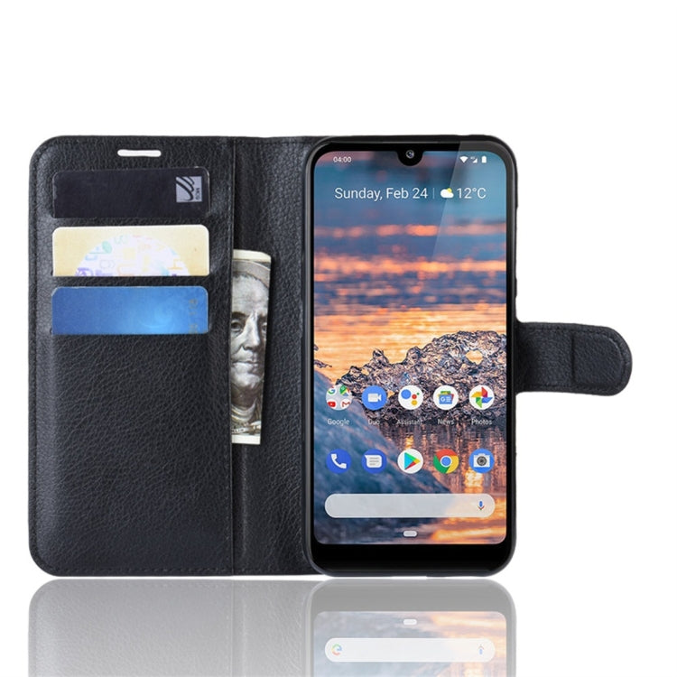 Litchi Texture Horizontal Flip Leather Case for Nokia 4.2, with Wallet & Holder & Card Slots