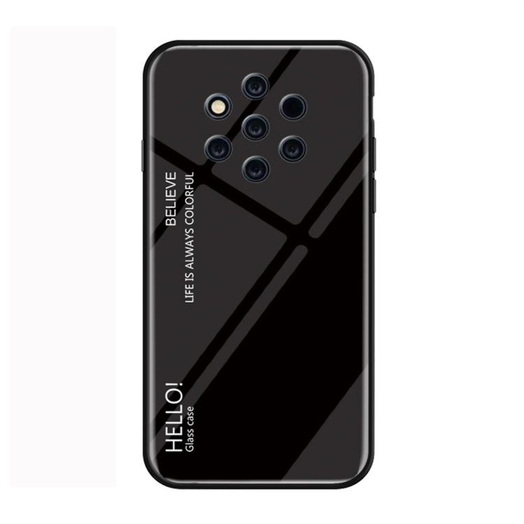 Gradient Color Glass Protective Case for Nokia 9