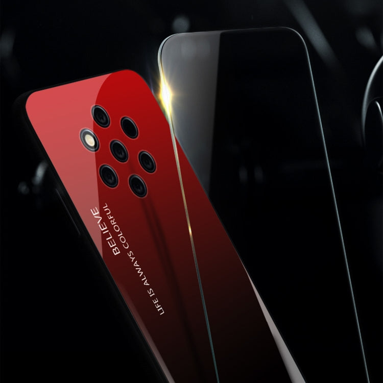 Gradient Color Glass Protective Case for Nokia 9
