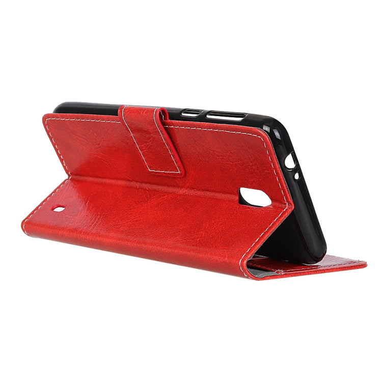 Retro Crazy Horse Texture Horizontal Flip Leather Case for Nokia 2.2, with Holder & Card Slots & Photo Frame & Wallet