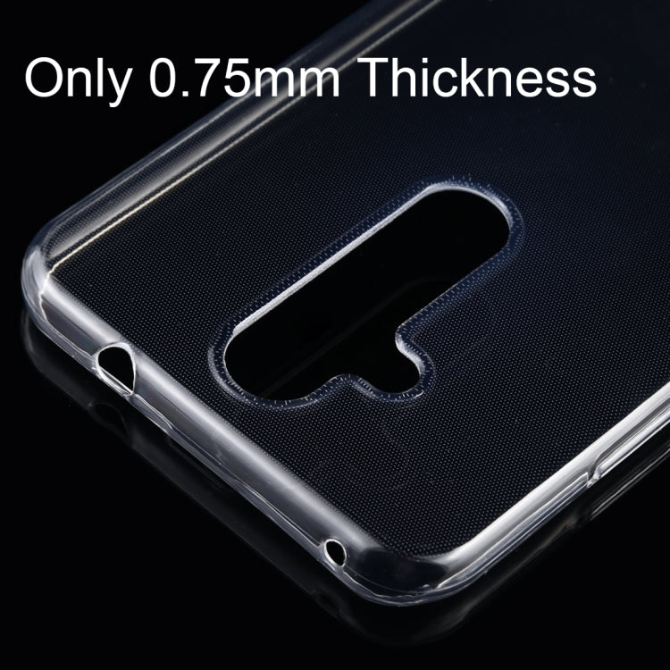 50 PCS 0.75mm Ultrathin Transparent TPU Soft Protective Case for Nokia X71