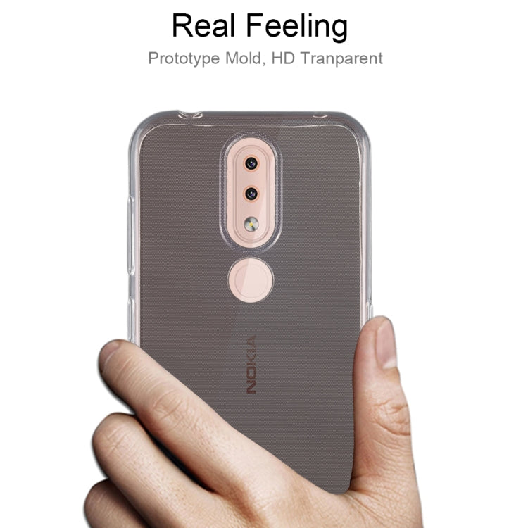 0.75mm Ultrathin Transparent TPU Soft Protective Case for Nokia 4.2