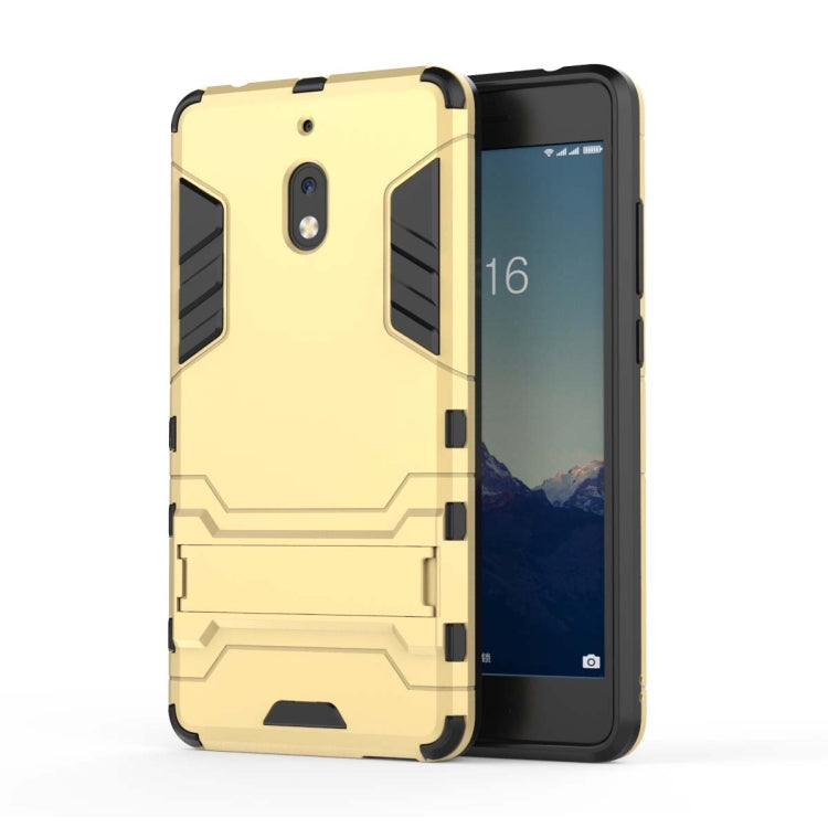 Shockproof PC + TPU Case for Nokia 2.1, with Holder