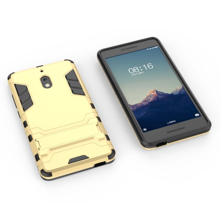 Shockproof PC + TPU Case for Nokia 2.1, with Holder