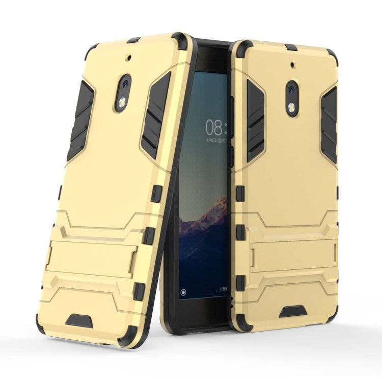 Shockproof PC + TPU Case for Nokia 2.1, with Holder