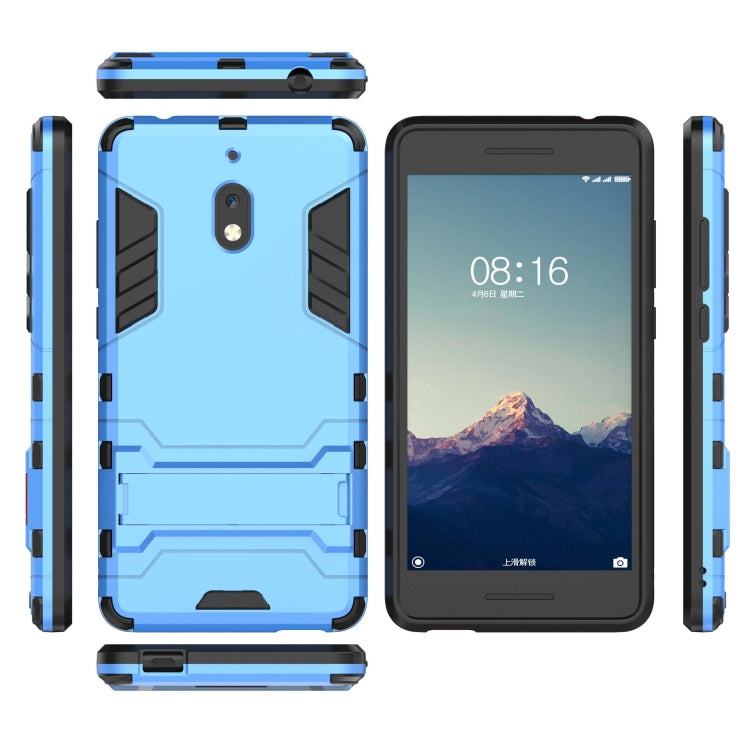 Shockproof PC + TPU Case for Nokia 2.1, with Holder