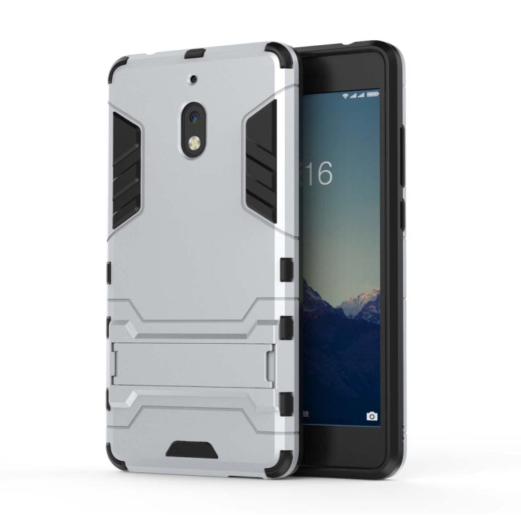 Shockproof PC + TPU Case for Nokia 2.1, with Holder