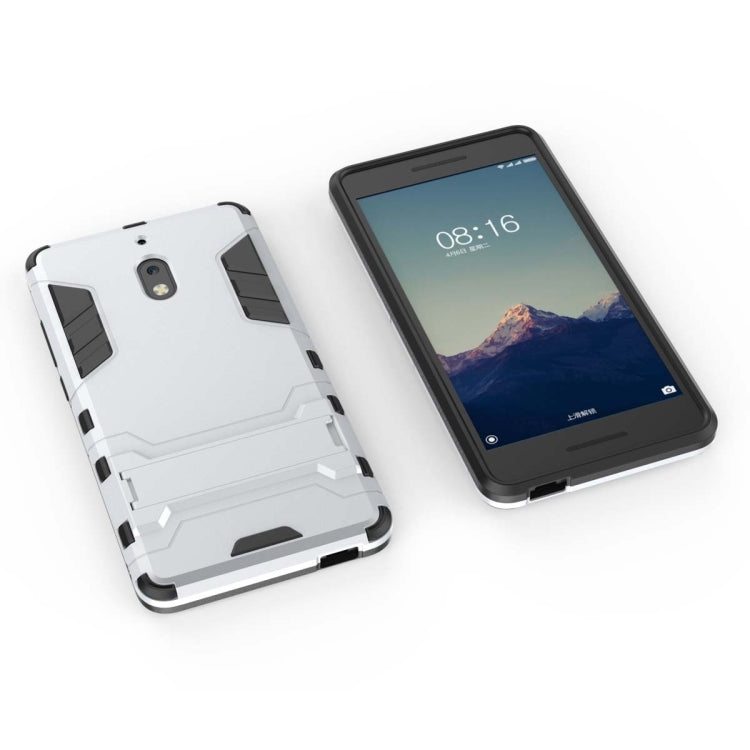 Shockproof PC + TPU Case for Nokia 2.1, with Holder