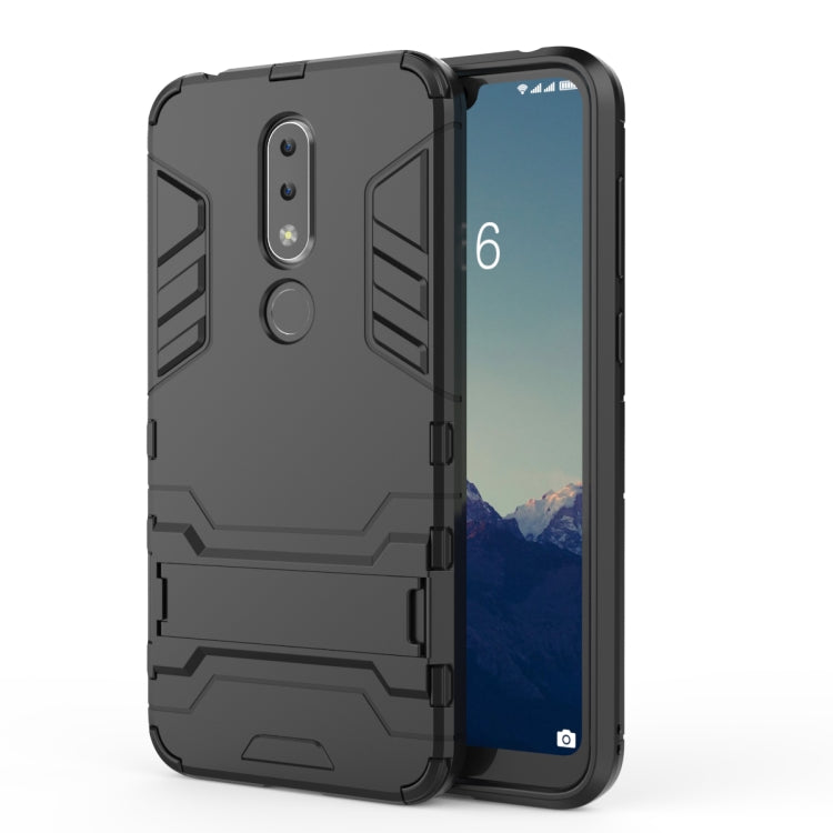 Shockproof PC + TPU Case for Nokia X6, with Holder