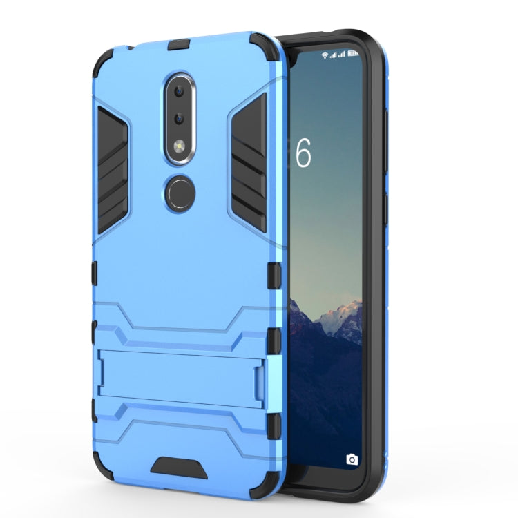 Shockproof PC + TPU Case for Nokia X6, with Holder