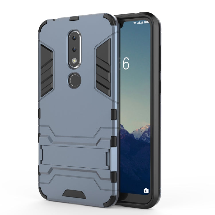 Shockproof PC + TPU Case for Nokia X6, with Holder