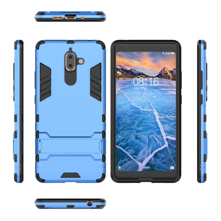 Shockproof PC + TPU Case for Nokia 7 Plus 2018, with Holder
