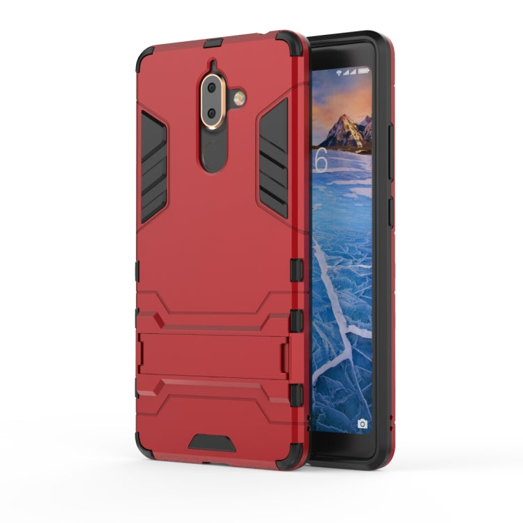 Shockproof PC + TPU Case for Nokia 7 Plus 2018, with Holder