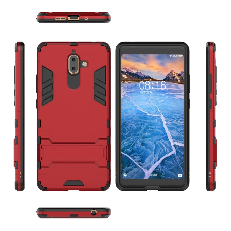 Shockproof PC + TPU Case for Nokia 7 Plus 2018, with Holder