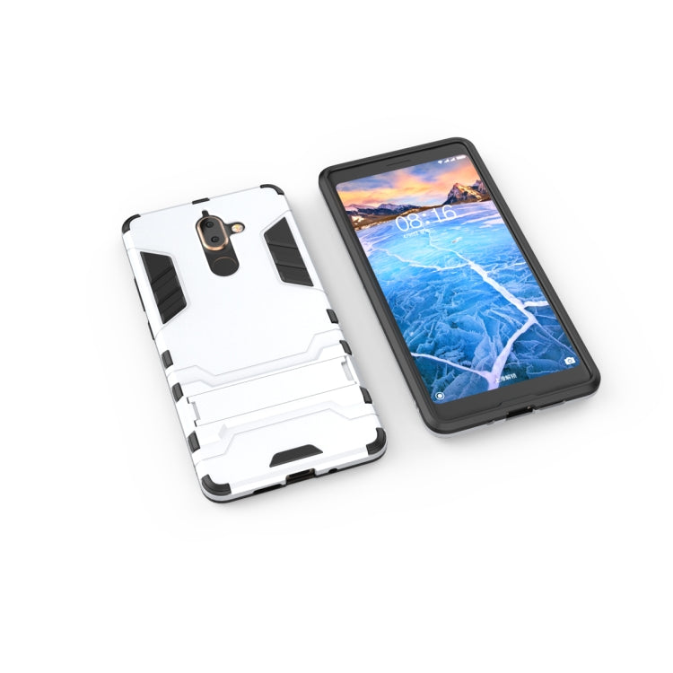 Shockproof PC + TPU Case for Nokia 7 Plus 2018, with Holder