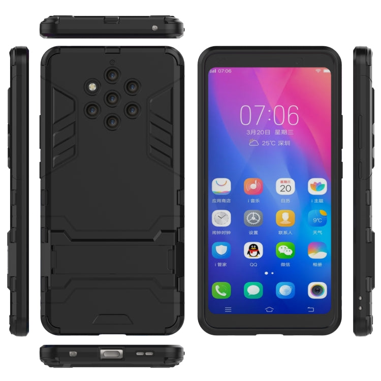 Shockproof PC + TPU Case for Nokia 9, with Holder