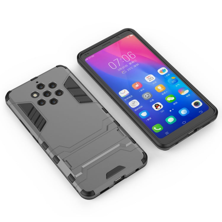 Shockproof PC + TPU Case for Nokia 9, with Holder
