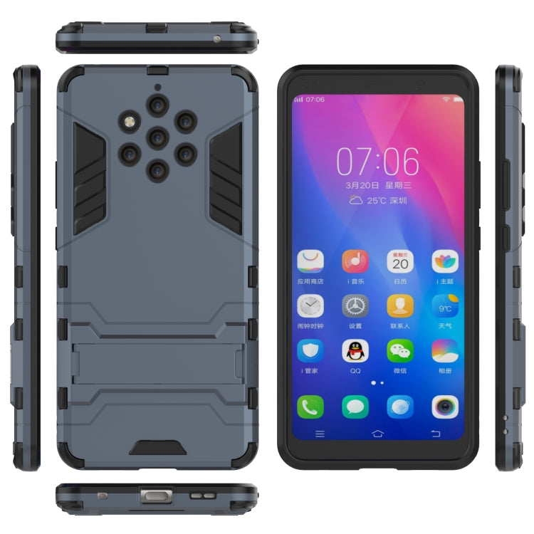Shockproof PC + TPU Case for Nokia 9, with Holder