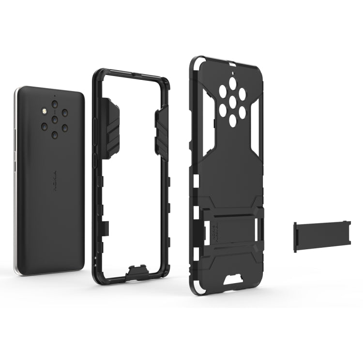Shockproof PC + TPU Case for Nokia 9, with Holder