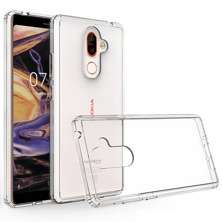 Scratchproof TPU + Acrylic Protective Case for Nokia 7 Plus